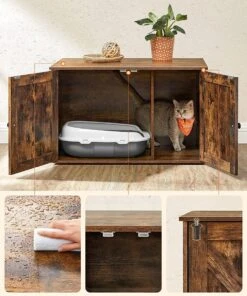 Kattenbak Kast, Kattentoilet, Vintage -Kattenbenodigdheden 1003x1200 1