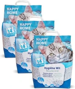 Happy Home White - Kattenbakvulling - 3 X 20 L