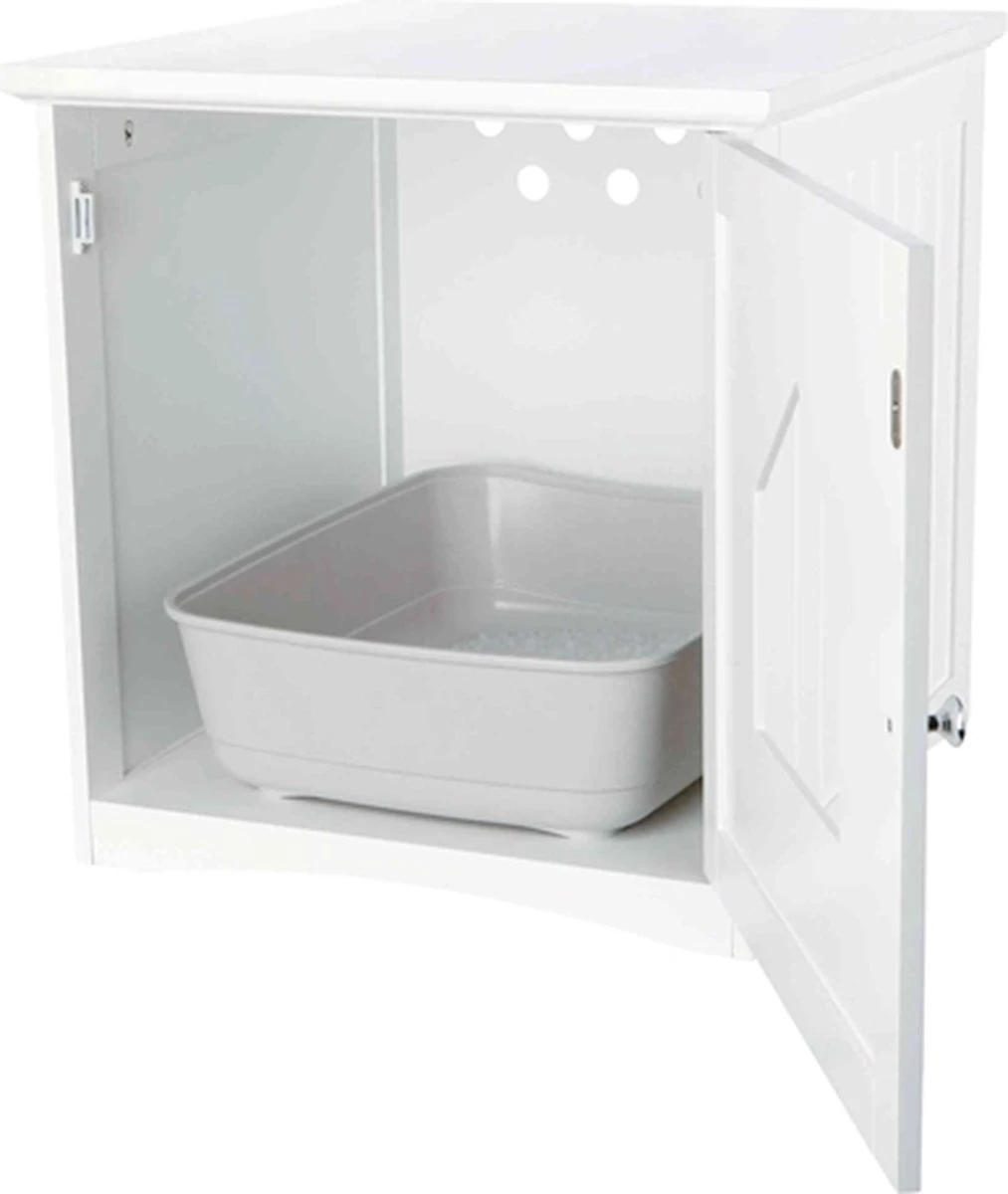 Trixie Kattenmand Huis Wit - 51X49X51 CM 8 Trixie Kattenmand Huis Wit - 51X49X51 CM - Afbeelding 6