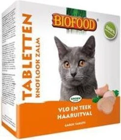 Biofood Kattensnoepjes Anti-Vlo - Zalm - 100 St -Kattenbenodigdheden 1038x1200 1