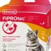 Beaphar Fiprotec Kat - Vlooienbestrijding - >1 Kg - 4 Pipetten -Kattenbenodigdheden 1063x1200