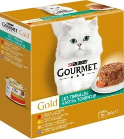 Gourmet Gold Hartig Torentje - Kattenvoer Natvoer - Vlees Met Groente Mix - 48 X 85 G 19 Gourmet Gold Hartig Torentje - Kattenvoer Natvoer - Vlees Met Groente Mix - 48 X 85 G -Kattenbenodigdheden 1071x1200 1