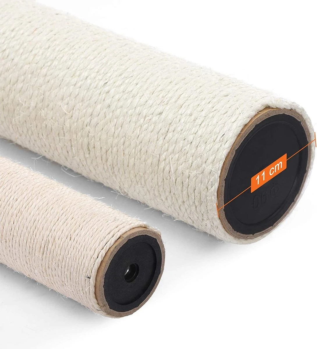 Songmics PCT01M Krabpaal Met XXL-uitkijkplatform, Liggend Hol, Grote Knuffelgrot, Verstelbare Elementen, Extra Dikke Stammen Volledig Gewikkeld In Sisal, Stabiel, Beige 4 Songmics PCT01M Krabpaal Met XXL-uitkijkplatform, Liggend Hol, Grote Knuffelgrot, Verstelbare Elementen, Extra Dikke Stammen Volledig Gewikkeld In Sisal, Stabiel, Beige - Afbeelding 2