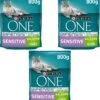 Purina One Bifensis Sensitive Rijk Aan Kalkoen En Rijst 800 Gram X 3 -Kattenbenodigdheden 1091x1200