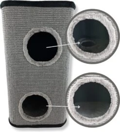 Topmast Krabton Cattower - Grijs - Maat L - 76 Cm - Krabpaal - Krabton Voor Katten -Kattenbenodigdheden 1093x1200