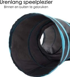 Merkloos Kattentunnel - Opvouwbaar - 3 Gangen - Voor Binnen En Buiten -Kattenbenodigdheden 1097x1200 1