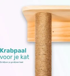 LBB - Katten Klimmuur - Ladder En Krabpaal - Katten Klim Wand - Krabpaal Muur - Klimmuur Kat - Krabpaal Voor Grote Katten -Kattenbenodigdheden 1102x1200 2