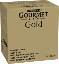 Gourmet Gold Fijne Hapjes In Saus - Kattenvoer Natvoer - Vis/Vlees - 96 X 85 Gr 13 Gourmet Gold Fijne Hapjes In Saus - Kattenvoer Natvoer - Vis/Vlees - 96 X 85 Gr -Kattenbenodigdheden 1103x1200 1