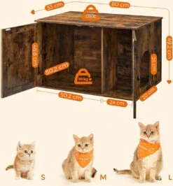 Kattenbak Kast, Kattentoilet, Vintage -Kattenbenodigdheden 1114x1200 2