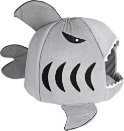 MikaMax Haai Hondenmand - Kattenmand - Dierenmand - Huisdierkussen - Mand Of Bed - Origineel - Extra Zacht Materiaal - 42 X 42 X 36 Cm -Kattenbenodigdheden 1140x1200 4