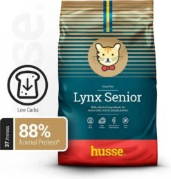 Husse Opus Lynx Senior Graanvrij Kattenvoer - 7 Kg