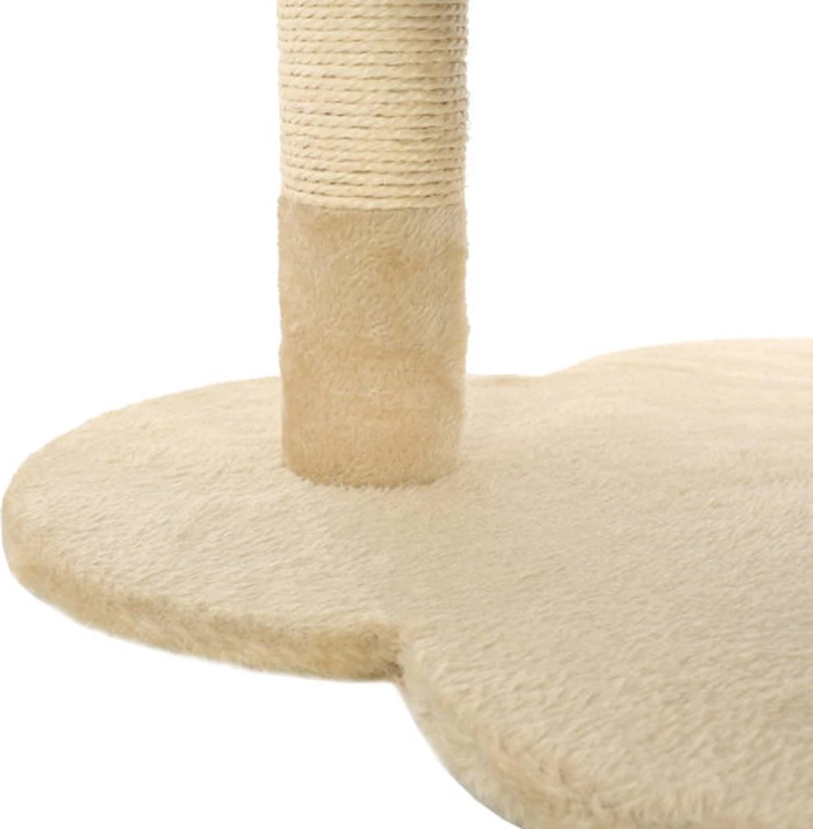 VidaXL Kattenkrabpaal Met Sisal Krabpaal 50 Cm Beige En Bruin 4 VidaXL Kattenkrabpaal Met Sisal Krabpaal 50 Cm Beige En Bruin - Afbeelding 2