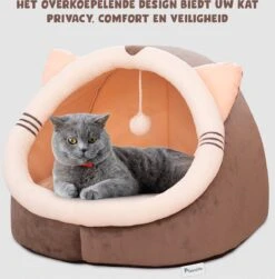 Kattenmand - Kattenhuis - Kattenbed - Kattenhangmat - Poezenmand - Kattenkussen - 40 Cm -Kattenbenodigdheden 1182x1200 2