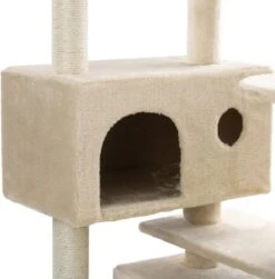 Krabpaal XXL Voor Kat -132 Cm -Beige - Kattenboom Voor Katten - Kattenhuis Van Sisal - XXL Klimpaal Voor Meerdere Katten -Kattenbenodigdheden 1183x1200 10