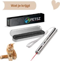 Laserpen - Kattenspeeltjes - Zaklamp - Kat - Laser - Kattenspeelgoed - RVS Opbergblikje -Kattenbenodigdheden 1183x1200 3