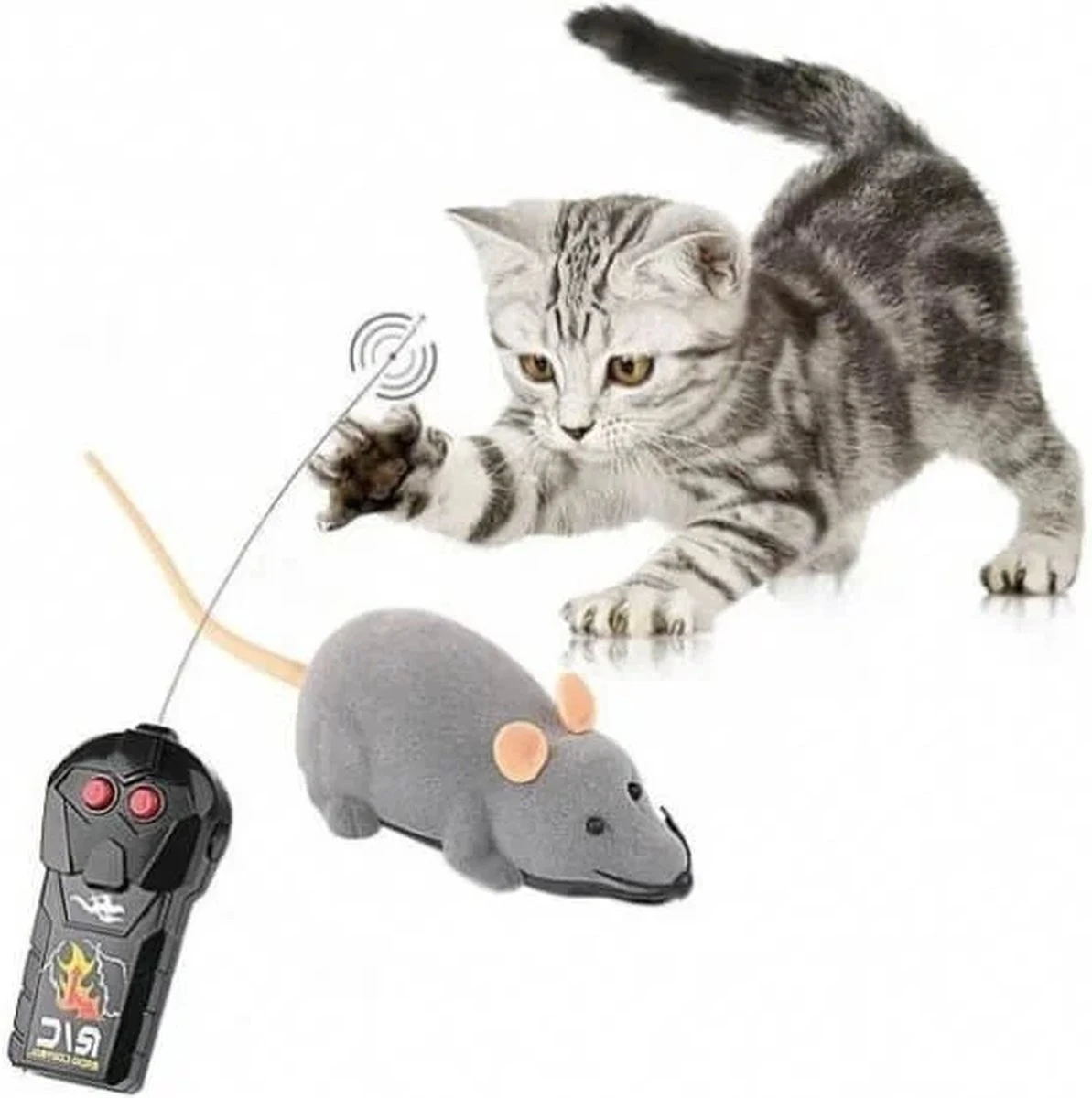 Merkloos Bestuurbare Muis Kat - Kattenspeelgoed - Electronisch - Katten 3 Merkloos Bestuurbare Muis Kat - Kattenspeelgoed - Electronisch - Katten