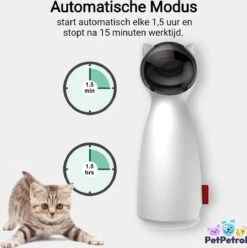 PetPetrol Automatisch Kattenspeeltje – Laser – Kattenlaser - Intelligent Interactief Voor Katten – Laser Kat – 9 Verschillende Standen – Incl. Oplaadkabel – Geruisloze Motor 11 PetPetrol Automatisch Kattenspeeltje – Laser – Kattenlaser - Intelligent Interactief Voor Katten – Laser Kat – 9 Verschillende Standen – Incl. Oplaadkabel – Geruisloze Motor -Kattenbenodigdheden 1195x1200 9