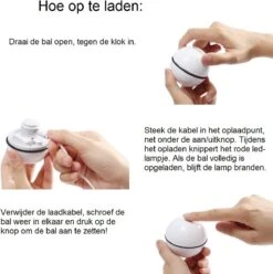 Catchit!® Interactieve Zelfrollende Bal Katten - Kattenspeeltjes - Inclusief USB Kabel En Staartjes - Kattenspeelgoed - Smart - Grijs -Kattenbenodigdheden 1197x1200 2