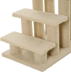 PawHut Dierentrap, Kattentrap, Hondentrap, Trap Voor Katten En Honden, 4 Treden, Beige, 63,5 X 43 X 60 Cm D30-006 16 PawHut Dierentrap, Kattentrap, Hondentrap, Trap Voor Katten En Honden, 4 Treden, Beige, 63,5 X 43 X 60 Cm D30-006 -Kattenbenodigdheden 1197x1200 6