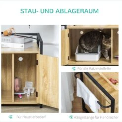 PawHut Katzentoilett Mit Griff D31-053 -Kattenbenodigdheden 1199x1200 25