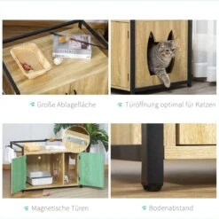 PawHut Katzentoilett Mit Griff D31-053 -Kattenbenodigdheden 1199x1200 26