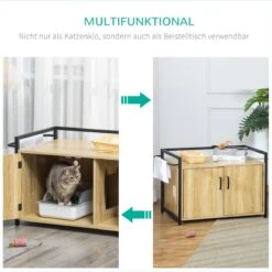 PawHut Katzentoilett Mit Griff D31-053 -Kattenbenodigdheden 1199x1200 27