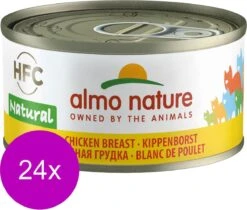 Almo Nature Natvoer Voor Katten - HFC Natural - 24 X 70g - Kippenborst - 24 X 70 Gram 26 Almo Nature Natvoer Voor Katten - HFC Natural - 24 X 70g - Kippenborst - 24 X 70 Gram -Kattenbenodigdheden 1200x1021