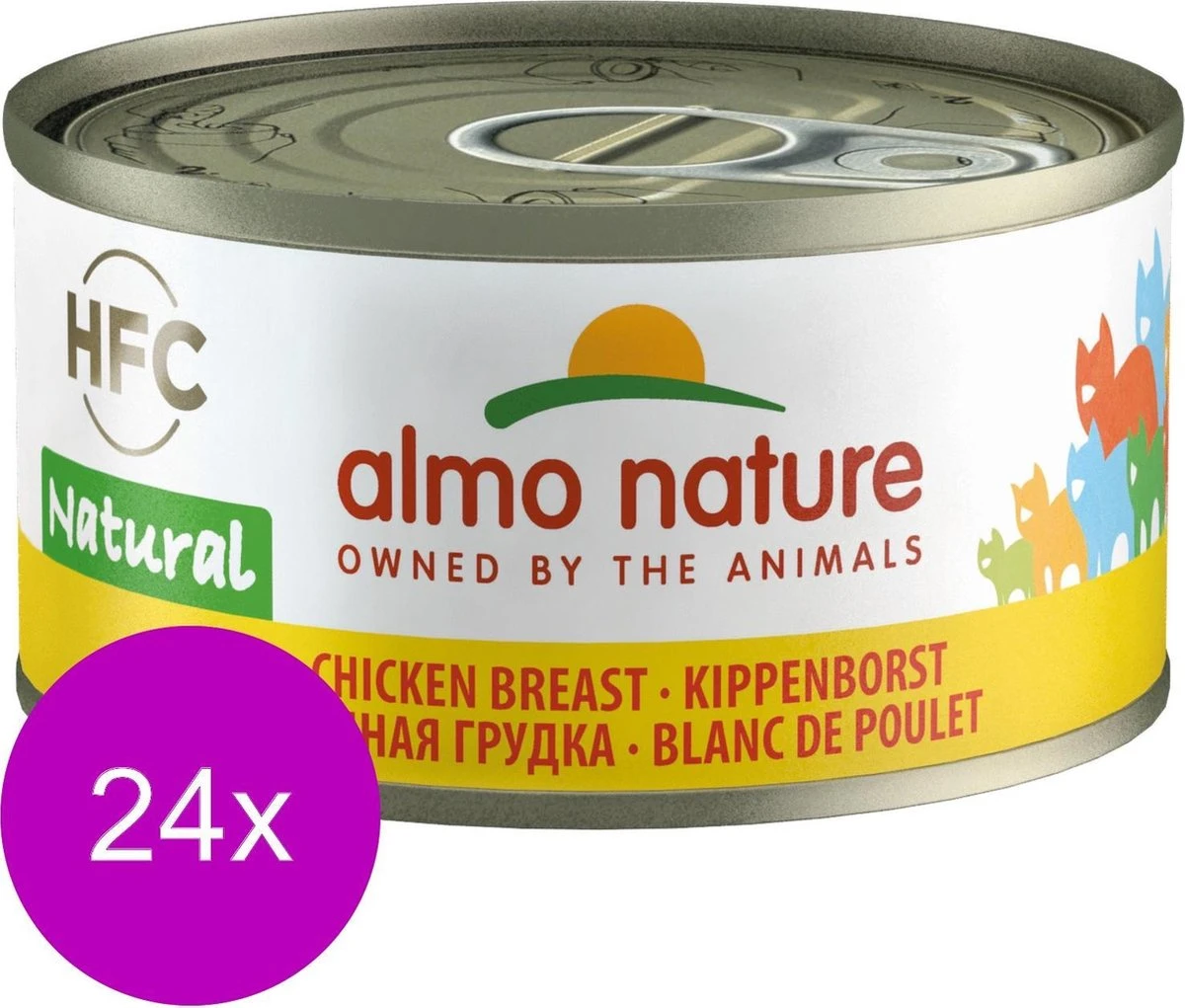 Almo Nature Natvoer Voor Katten - HFC Natural - 24 X 70g - Kippenborst - 24 X 70 Gram 14 Almo Nature Natvoer Voor Katten - HFC Natural - 24 X 70g - Kippenborst - 24 X 70 Gram - Afbeelding 12