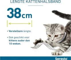 Seresto Teken- En Vlooienband - Anti Tekenmiddel - Kat - 38 Cm -Kattenbenodigdheden 1200x1032
