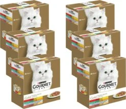 Gourmet Gold Luxe Mix - Kattenvoer Natvoer - Vis/Vlees - 48 X 85 G -Kattenbenodigdheden 1200x1033 1