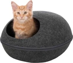 Trixie Relax Iglo Liva Antraciet - 40X24X47 CM -Kattenbenodigdheden 1200x1046 1