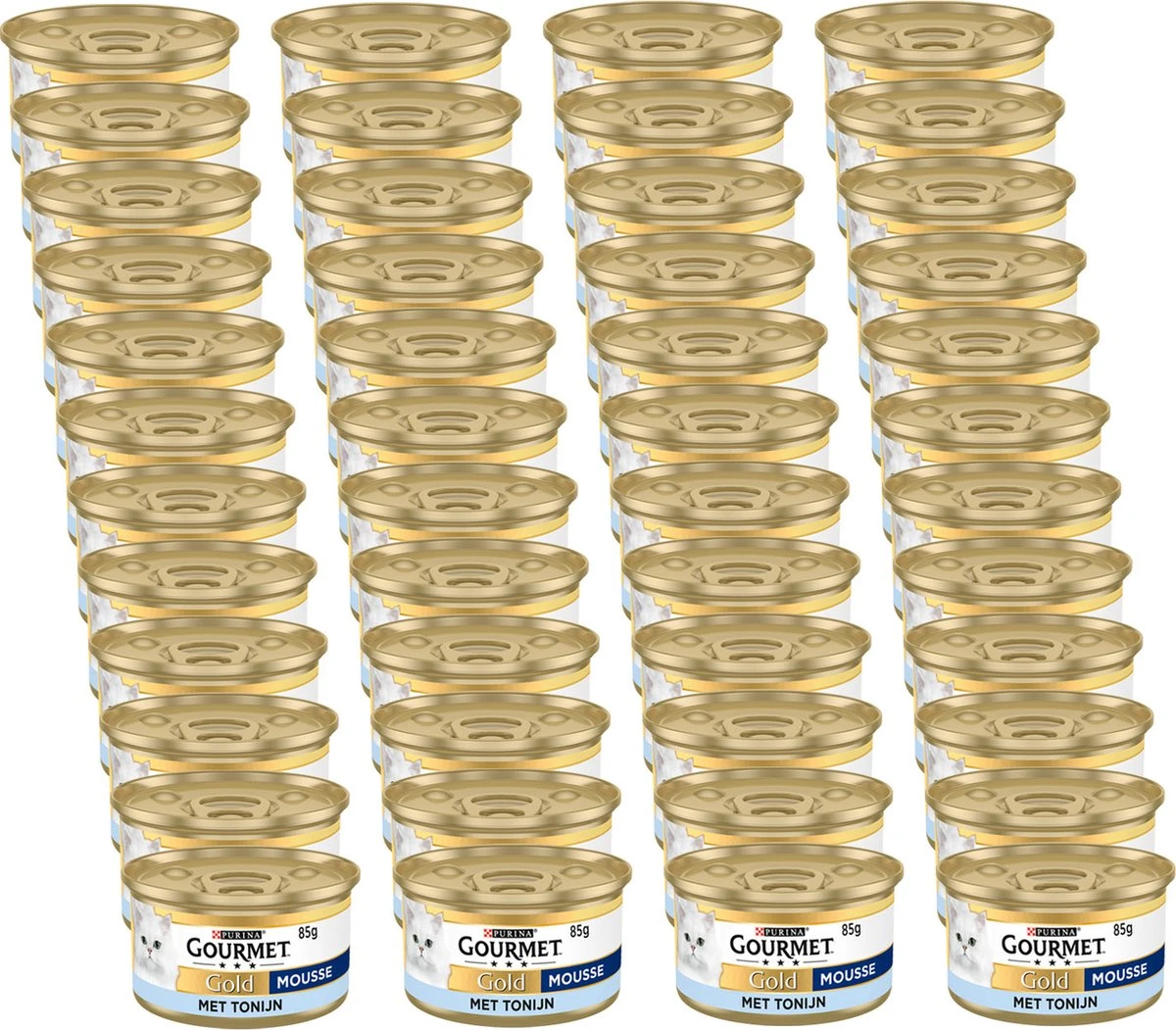 Gourmet Gold Mousse 85 G - Kattenvoer - 48 X Tonijn 4 Gourmet Gold Mousse 85 G - Kattenvoer - 48 X Tonijn - Afbeelding 2
