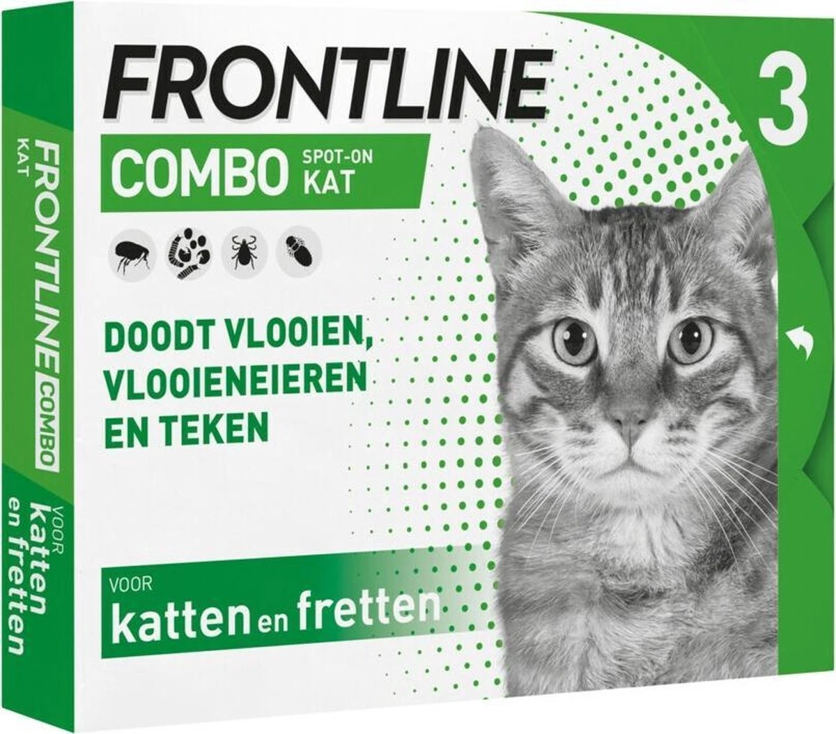Frontline Combo Anti Vlooienmiddel En Tekenmiddel Kat - 3 Pipetten 10 Frontline Combo Anti Vlooienmiddel En Tekenmiddel Kat - 3 Pipetten - Afbeelding 8