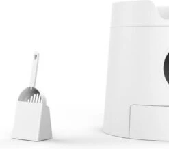 A Sunny Day Kattenbak Met Lade, Bedje En Krabplank - Inclusief Schepje - Design Kattenbak - Wit - Dichte Kattenbak - Kattenbak Gesloten -Kattenbenodigdheden 1200x1057 6