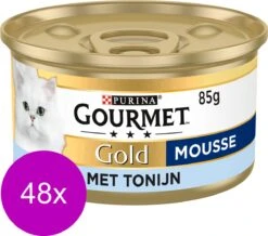 Gourmet Gold Mousse 85 G - Kattenvoer - 48 X Tonijn 7 Gourmet Gold Mousse 85 G - Kattenvoer - 48 X Tonijn -Kattenbenodigdheden 1200x1059