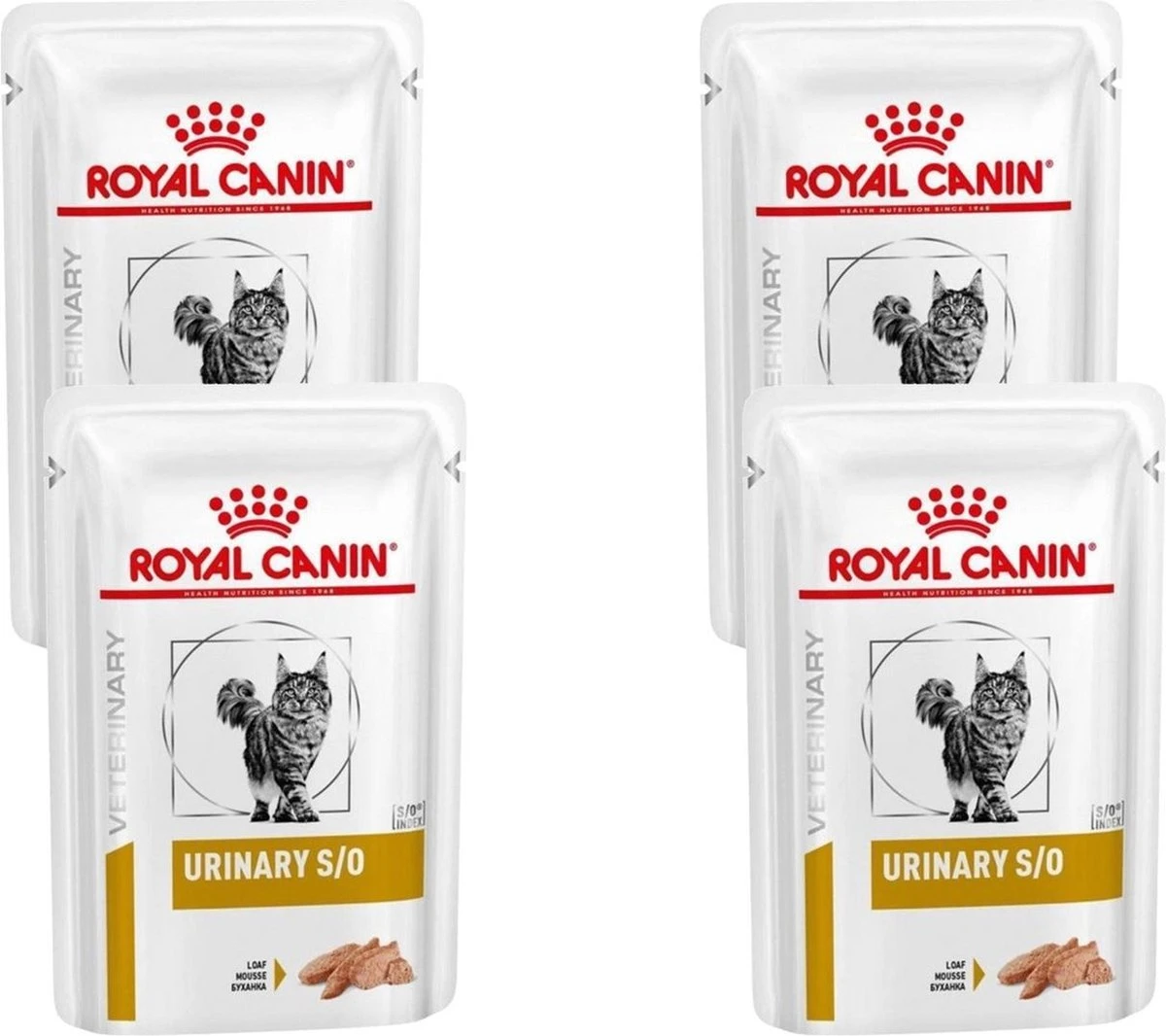 Royal Canin Veterinary Diet Urinary S/O Loaf Wet - Kattenvoer - 4 X 12x85 G 3 Royal Canin Veterinary Diet Urinary S/O Loaf Wet - Kattenvoer - 4 X 12x85 G