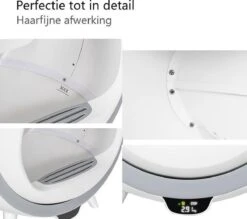 Merkloos Premium Kattenbak - Automatische - Zelfreinigende - Elektrische Kattenbak - Design Kattenbak -Kattenbenodigdheden 1200x1066 8