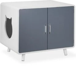 Relaxdays Kattenbak Ombouw Design - Kattenhuis Op Pootjes - Kattenmeubel Wit - Kattenkast 19 Relaxdays Kattenbak Ombouw Design - Kattenhuis Op Pootjes - Kattenmeubel Wit - Kattenkast -Kattenbenodigdheden 1200x1067 2