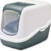 Savic Kattentoilet Nestor Nordic 56x39x38.5 Cm - Kattenbak - Groen&Wit -Kattenbenodigdheden 1200x1079 7