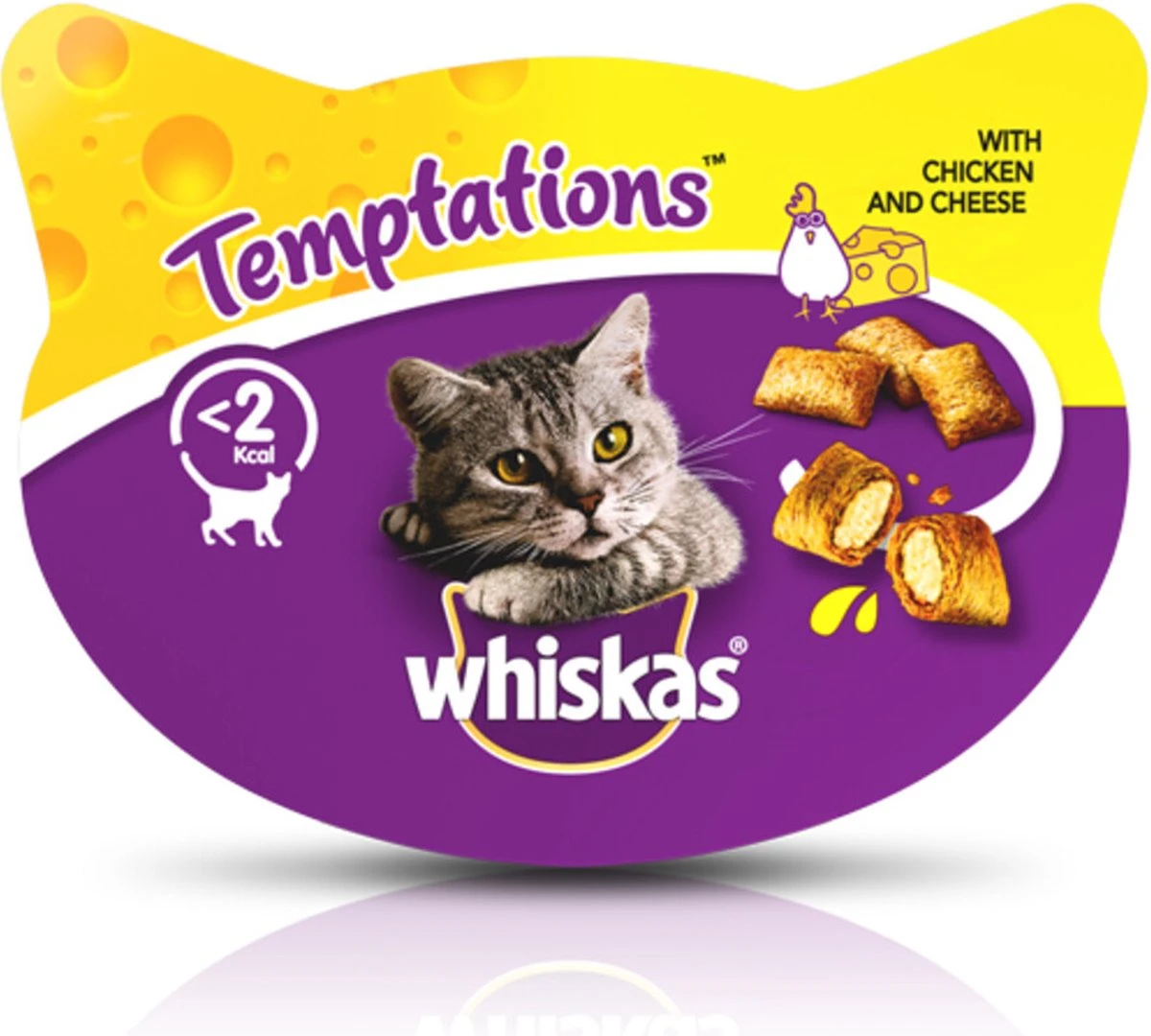 Whiskas Temptations Kattensnacks - Kip En Kaas - 8 X 60 Gr 8 Whiskas Temptations Kattensnacks - Kip En Kaas - 8 X 60 Gr - Afbeelding 6