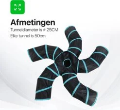 Tavaro Kattentunnel 5 Gangen - Met Speelbal - Kattenspeelgoed - Zwart / Blauw 17 Tavaro Kattentunnel 5 Gangen - Met Speelbal - Kattenspeelgoed - Zwart / Blauw -Kattenbenodigdheden 1200x1102 2