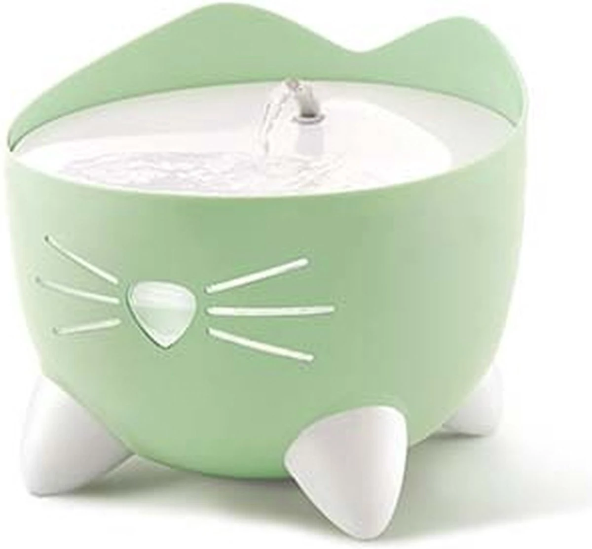 Catit Pixi Fountain - Kattendrinkbak - 20x20x16 Cm Groen 11 Catit Pixi Fountain - Kattendrinkbak - 20x20x16 Cm Groen - Afbeelding 9