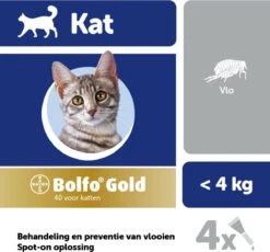 Bayer Bolfo Gold 40 Anti Vlooienmiddel - Kat - 0 Tot 4 Kg - 4 Pipetten -Kattenbenodigdheden 1200x1116 5