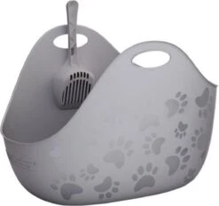 LitterLocker LitterBox - Grijs -Kattenbenodigdheden 1200x1126