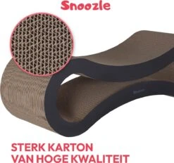 Snoozle Loop Krabpaal Voor Katten - Zwart - 86cm - Krabmeubel Voor Grote Katten - Karton 25 Snoozle Loop Krabpaal Voor Katten - Zwart - 86cm - Krabmeubel Voor Grote Katten - Karton -Kattenbenodigdheden 1200x1129 5