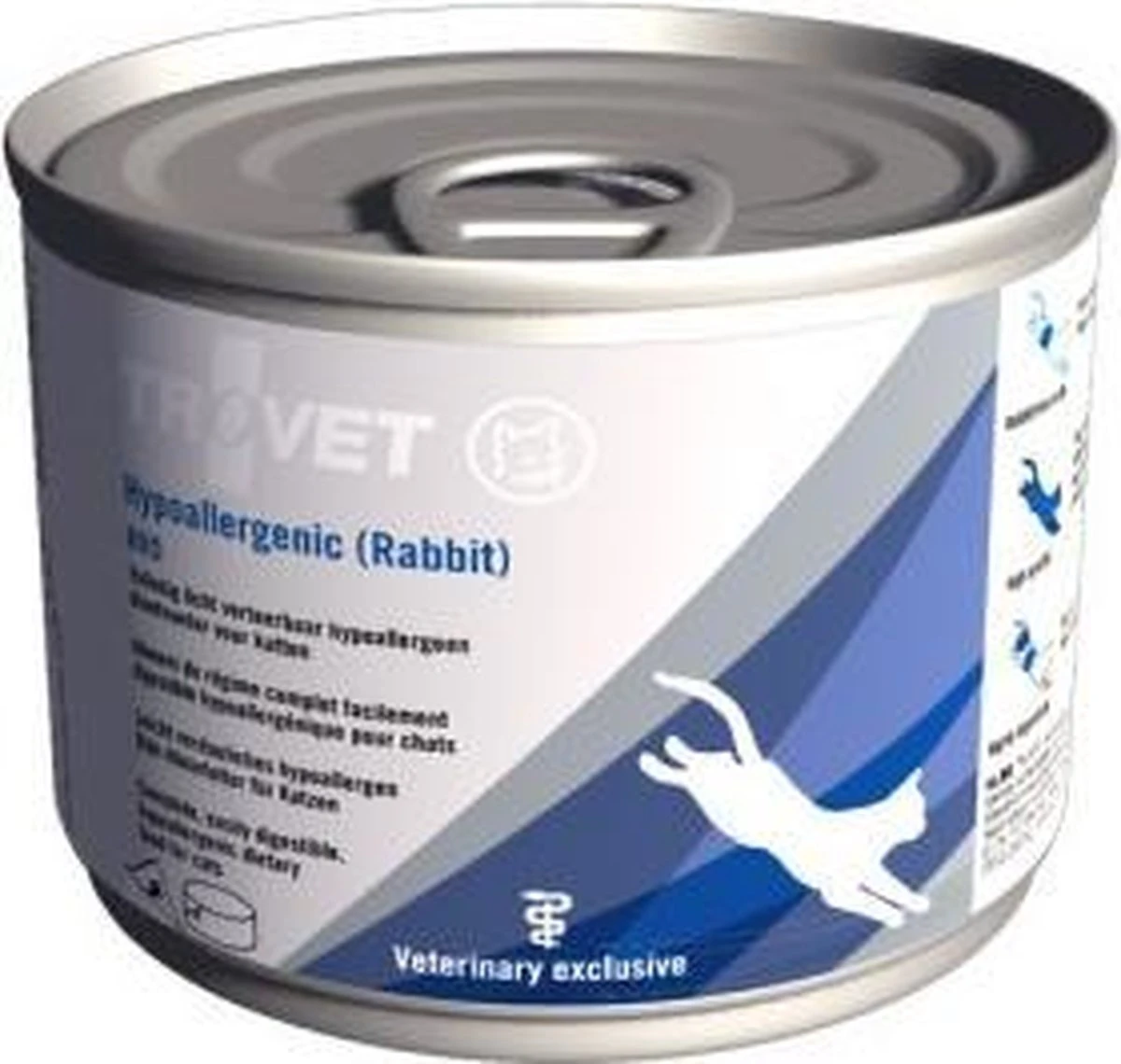 Trovet Hypoallergenic (Rabbit) RRD Blik - 12 X 200 Gram 3 Trovet Hypoallergenic (Rabbit) RRD Blik - 12 X 200 Gram