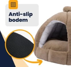 MIRO Katten Huis - Kattenhuizen - Kattenhok - Kattenmand - Dierenhuis - Extra Zacht - Bruin 16 MIRO Katten Huis - Kattenhuizen - Kattenhok - Kattenmand - Dierenhuis - Extra Zacht - Bruin -Kattenbenodigdheden 1200x1140 6