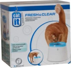 Catit Fresh And Clear - Drinkfontein Kat - Blauw /Wit - 2 L -Kattenbenodigdheden 1200x1145 4
