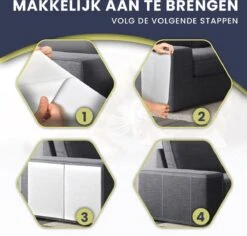 TibaGoods - Anti Krab Vellen Voor Kat En Hond - 6 XL Vellen – Zonder Punaises - Tegen Krabben – Bankbescherming – Meubelbescherming – Krabpaal – Anti Scratch – 43.2 X 30.5cm – Transparant -Kattenbenodigdheden 1200x1146 4