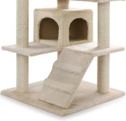 Krabpaal XXL Voor Kat -132 Cm -Beige - Kattenboom Voor Katten - Kattenhuis Van Sisal - XXL Klimpaal Voor Meerdere Katten -Kattenbenodigdheden 1200x1148 7